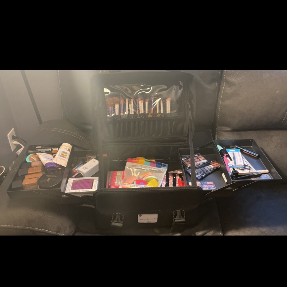 SoftSided Professional Makeup Cosmetic Bag Storage
